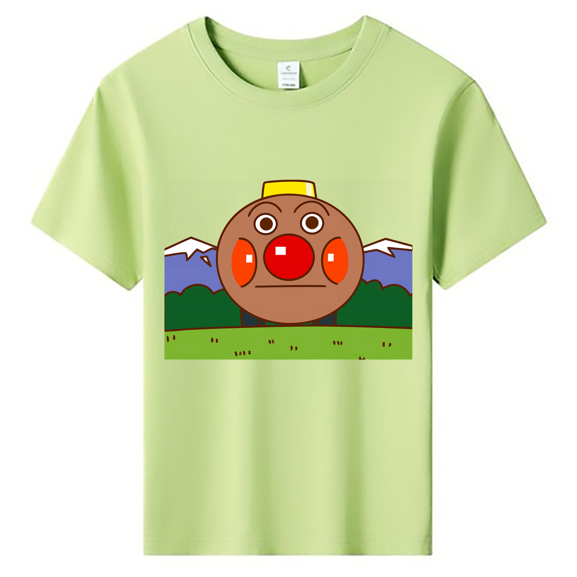 （画像用） アンパンマン Anpanman 綿100％キッズTシャツ（フロントプリント）